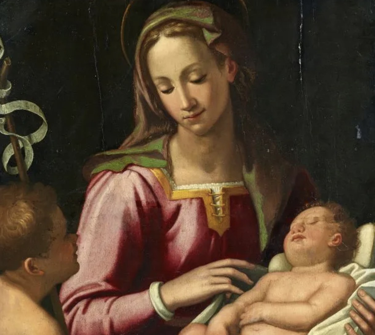 Bernardino Luini, huile sur panneau