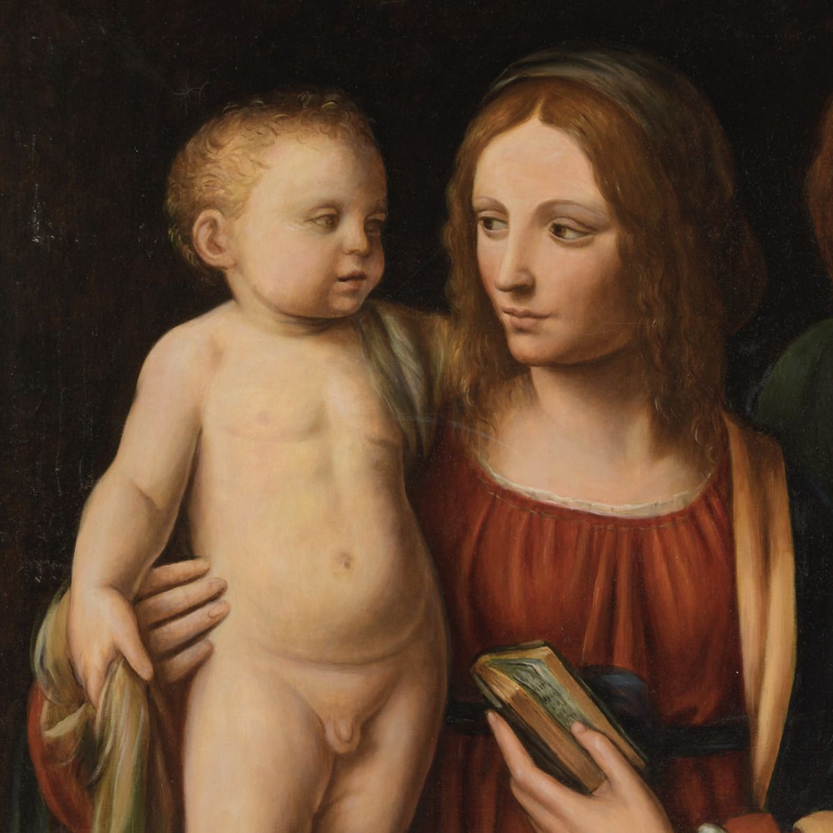 Bernardino Luini, huile sur panneau
