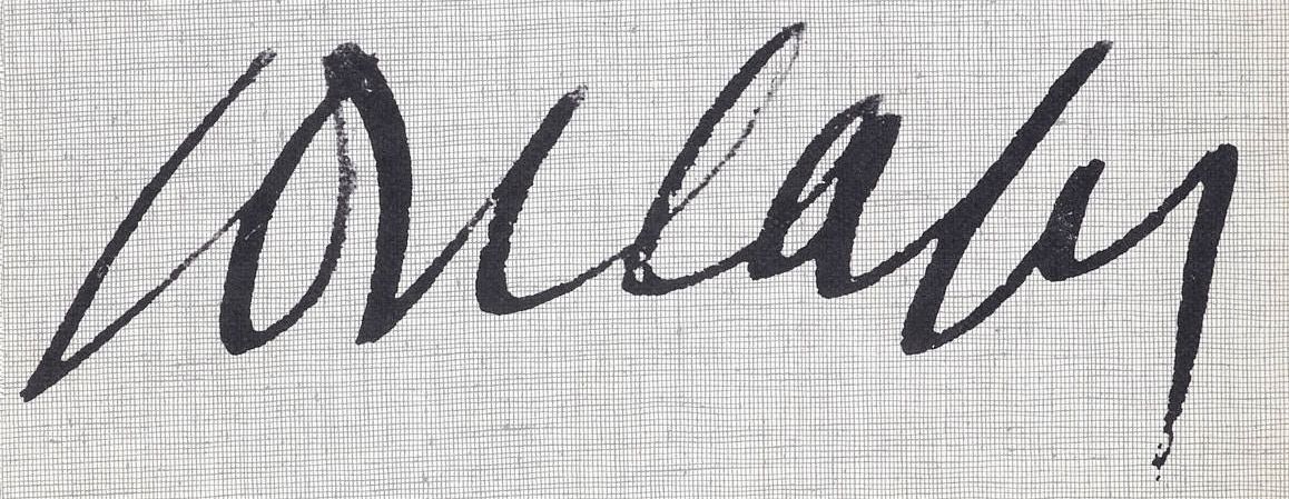 Signature de Pierre Soulages