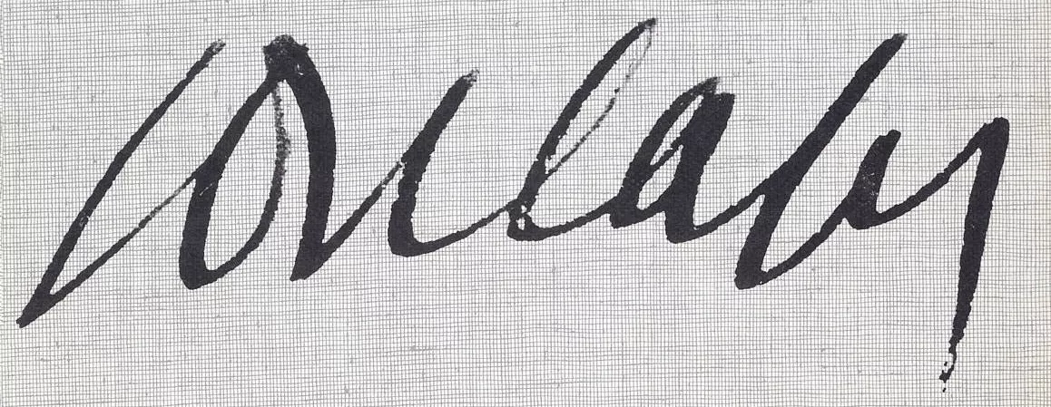 Signature de Pierre Soulages