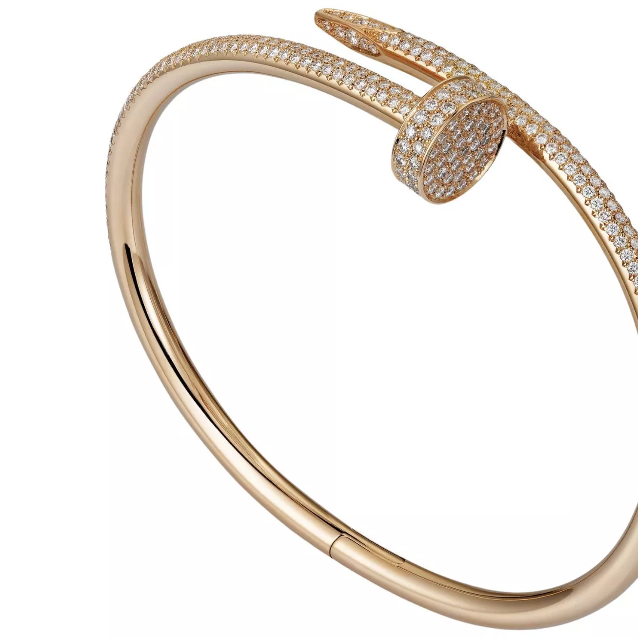 Cartier, bracelet "juste un clou" en or jaune et diamants