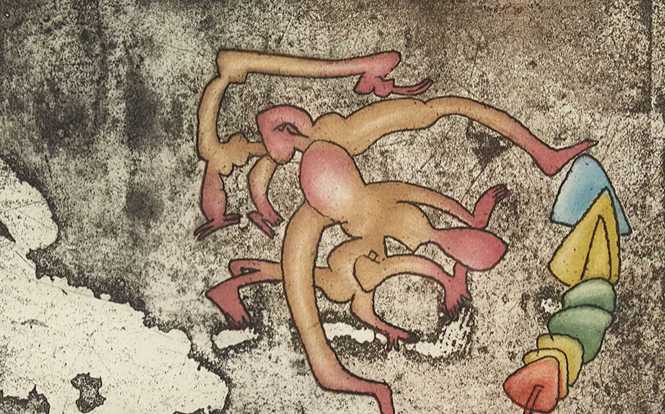 Roberto Matta, eau forte et aquantine