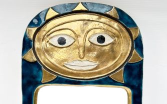 Mithé Espelt, miroir mural en céramique