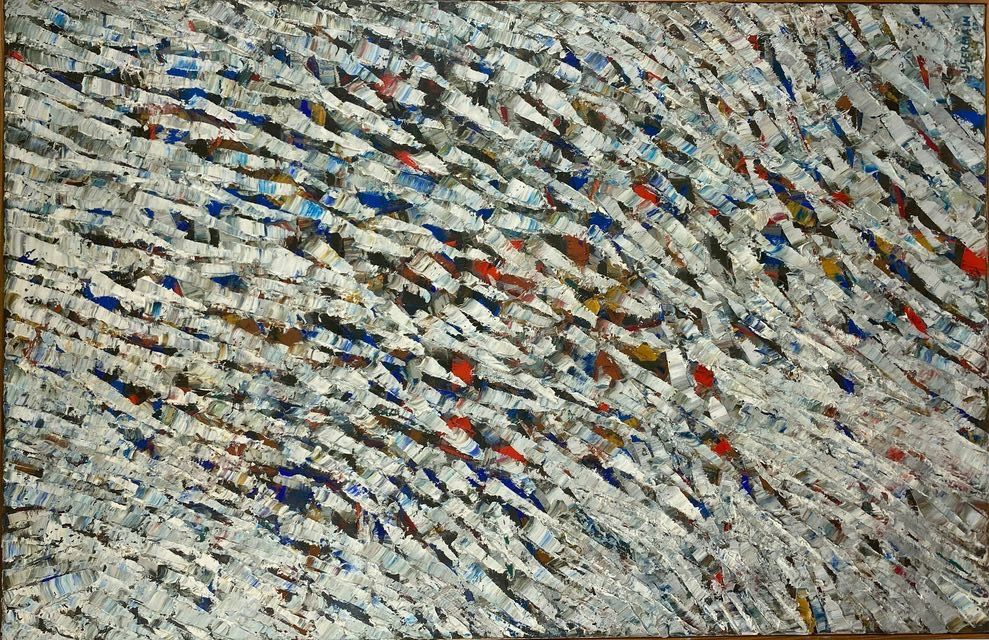 Jacques Germain, huile sur toile