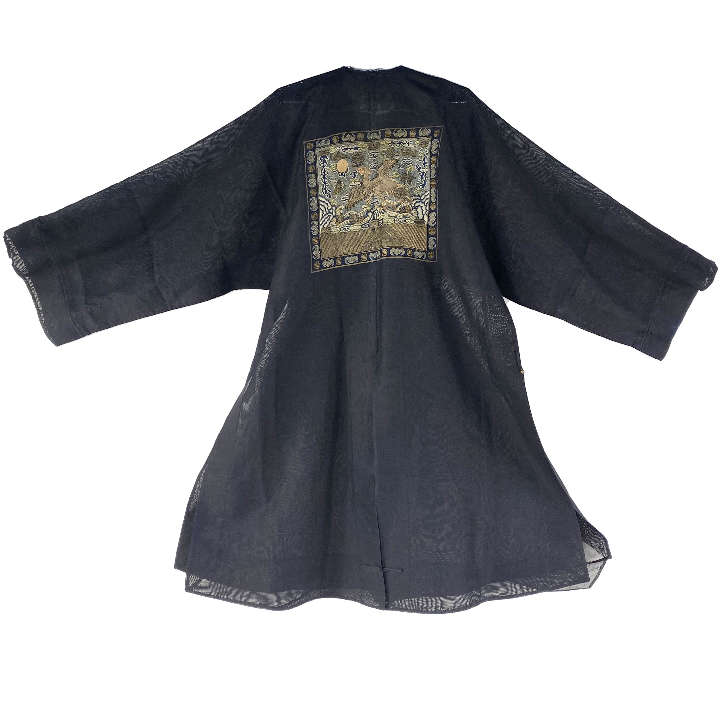 Chine, tenue de mandarin, fin XIXème siècle