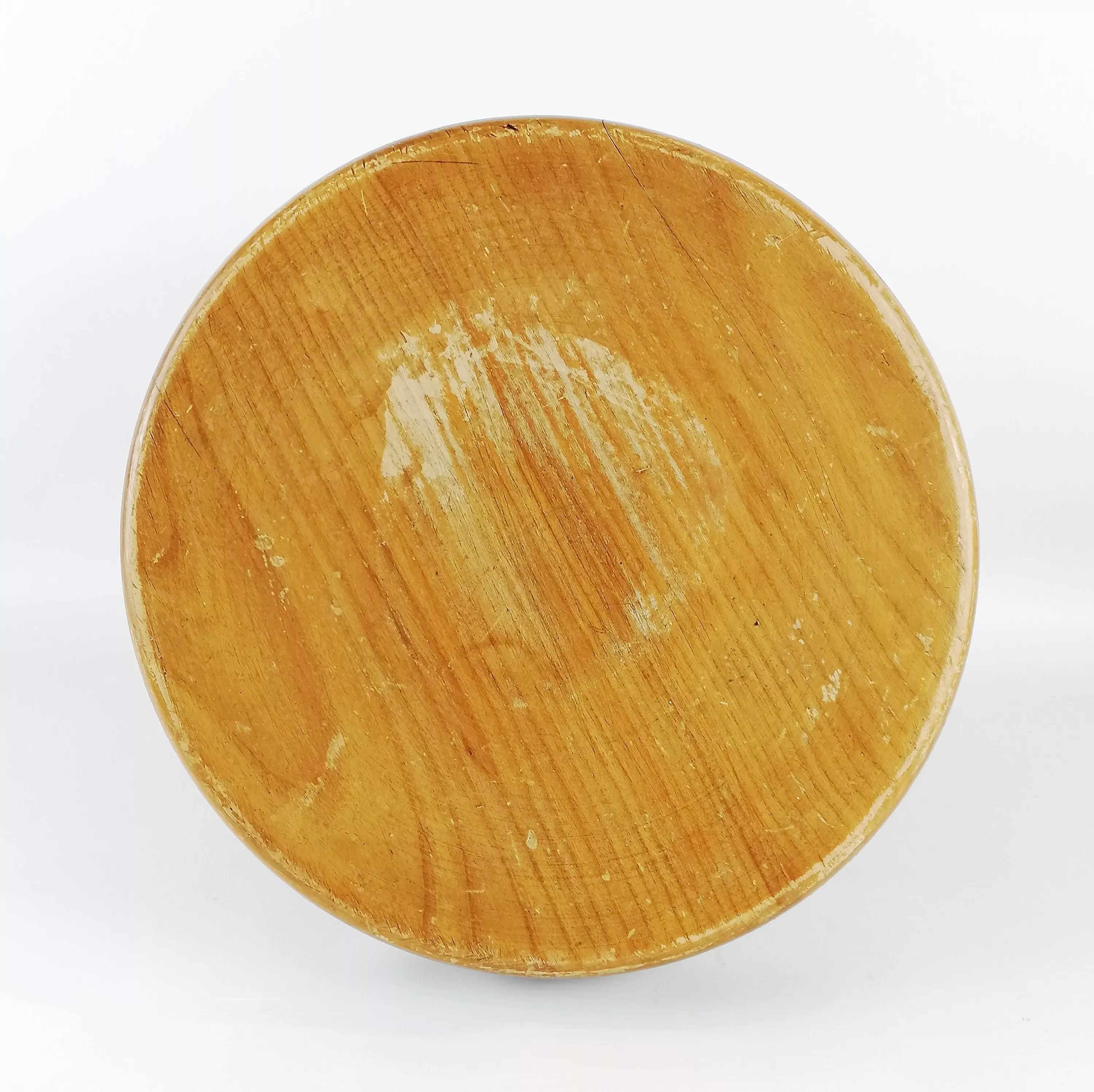Assise d'un tabouret Berger en bois blond