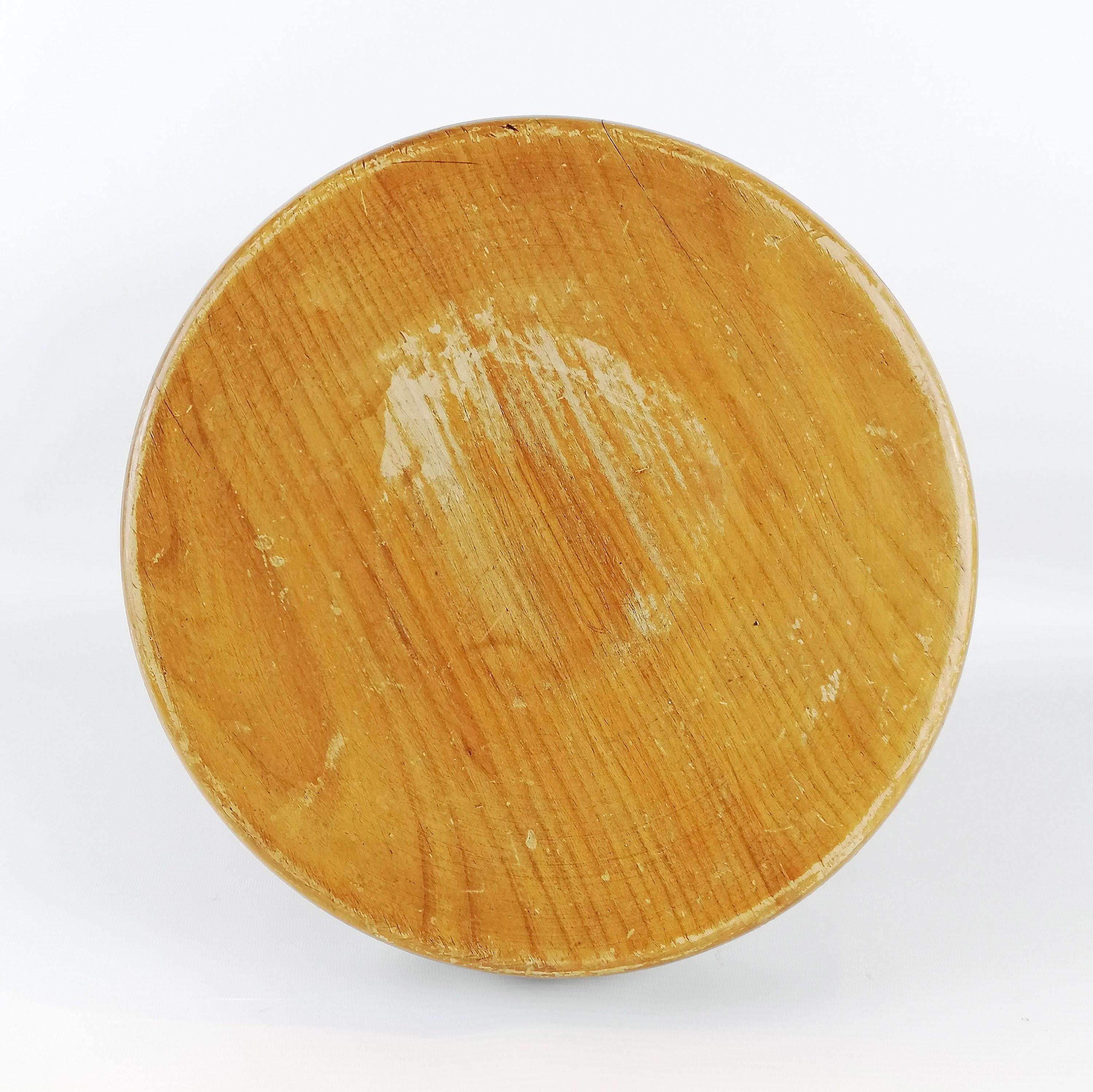 Assise d'un tabouret Berger en bois blond