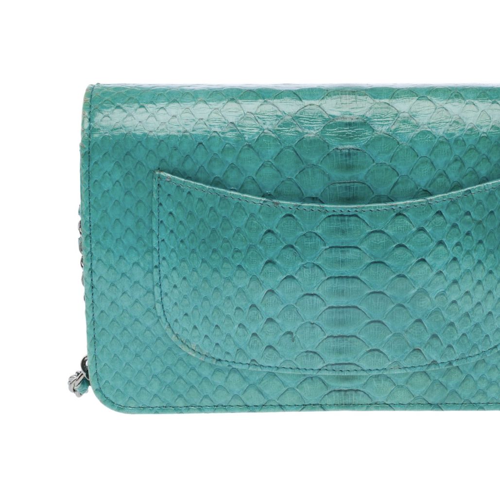 Wallet On Chain en crocodile bleu
