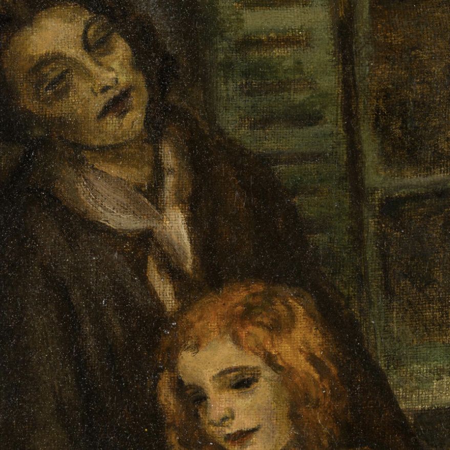 François Eberl, huile sur toile