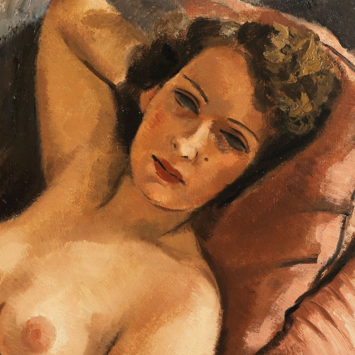 François Eberl, huile sur toile