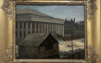 Etienne Bouhot, huile sur toile