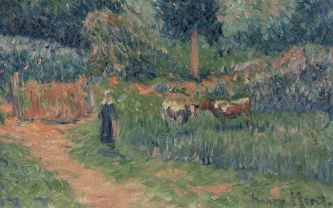 Henry Moret, huile sur toile