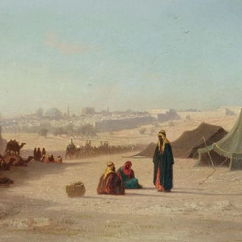 Théodore Frère, huile sur toile