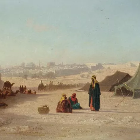 Th&eacute;odore Fr&egrave;re, huile sur toile