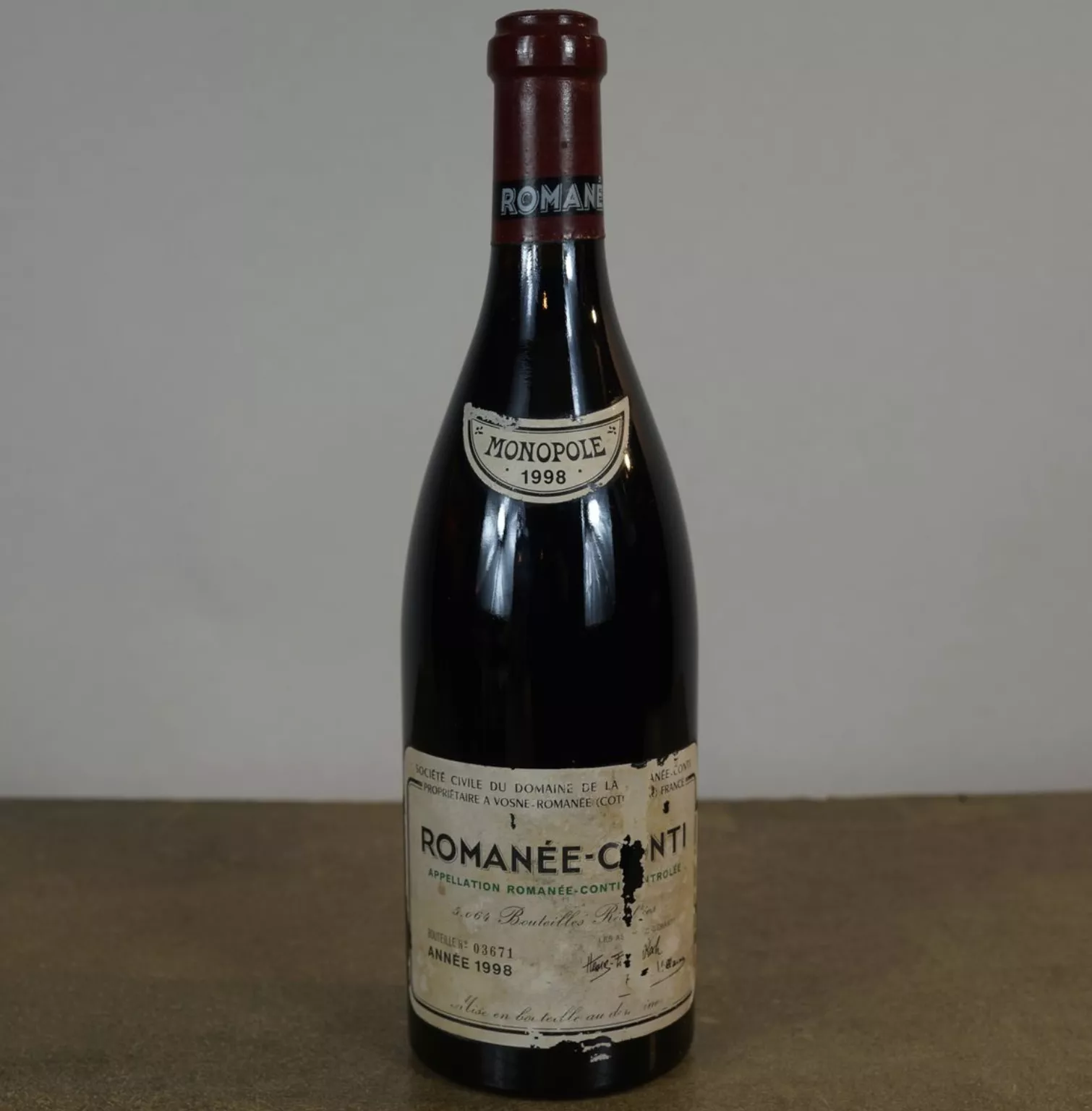 Roman&eacute;e Conti, mill&eacute;sime 1998