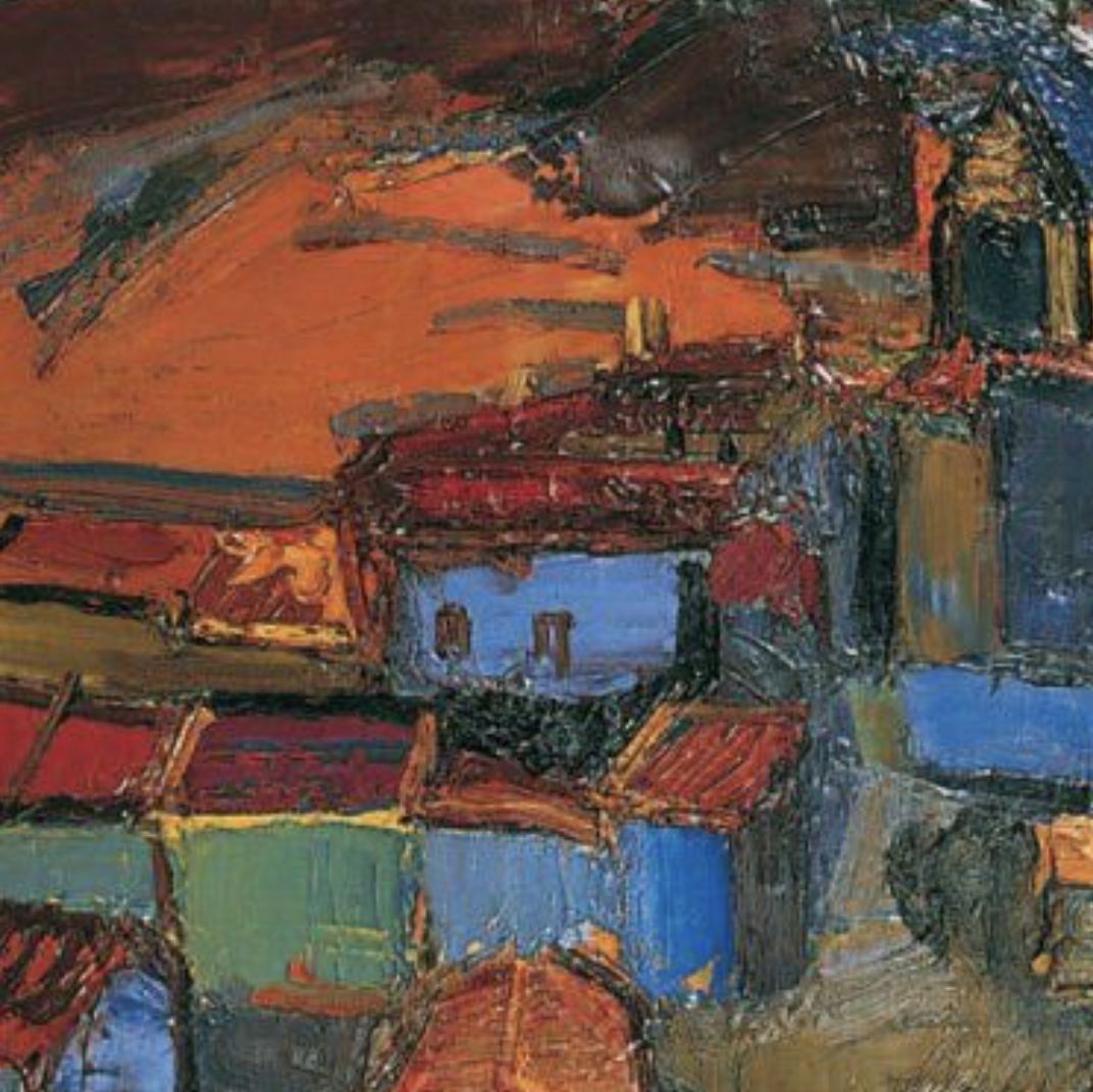 Pierre Ambrogiani, huile sur toile