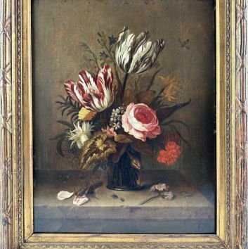 Anthony II Claesz, nature morte de fleurs, huile sur toile