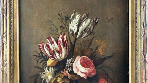Anthony II Claesz, nature morte de fleurs, huile sur toile