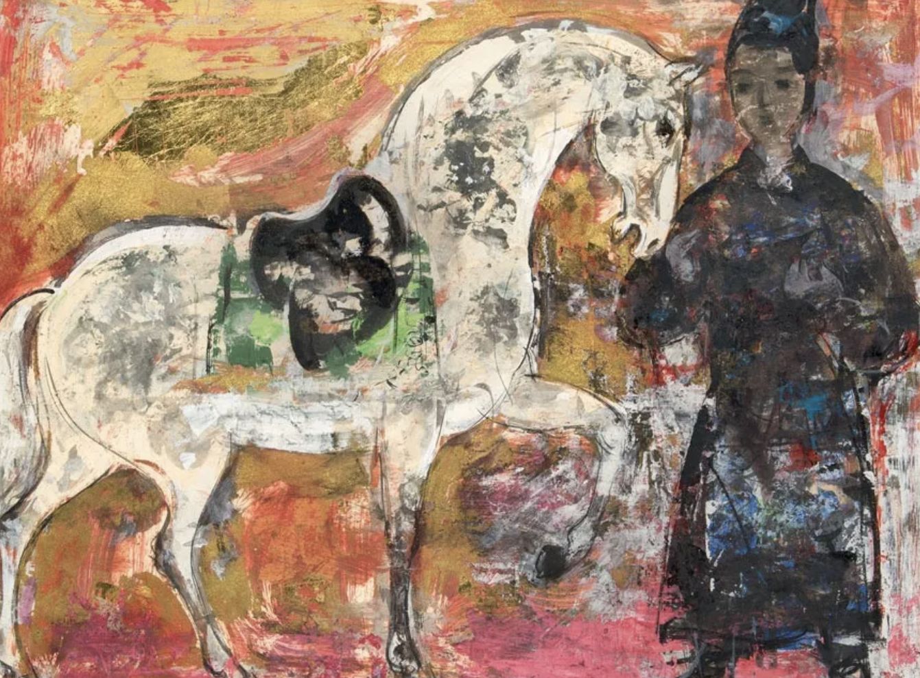 Cao Dam VU, huile sur toile