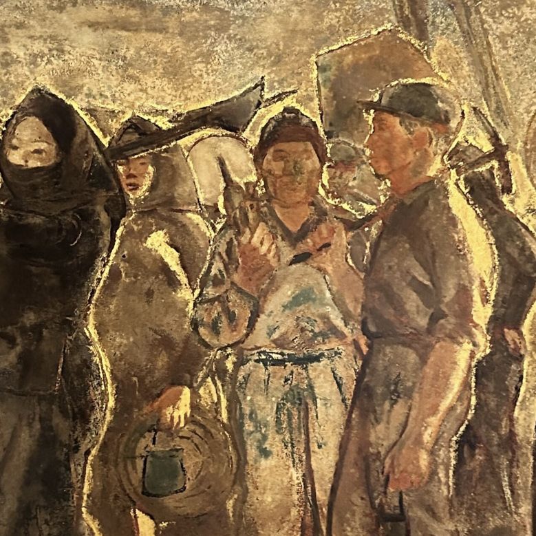 Nguyen Sy Ngoc, laque sur panneau