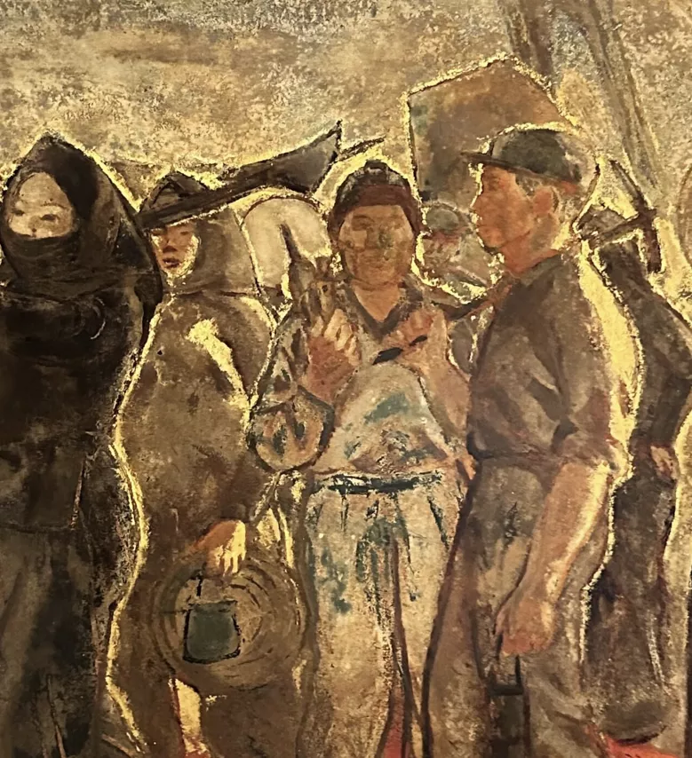 Nguyen Sy Ngoc, laque sur panneau