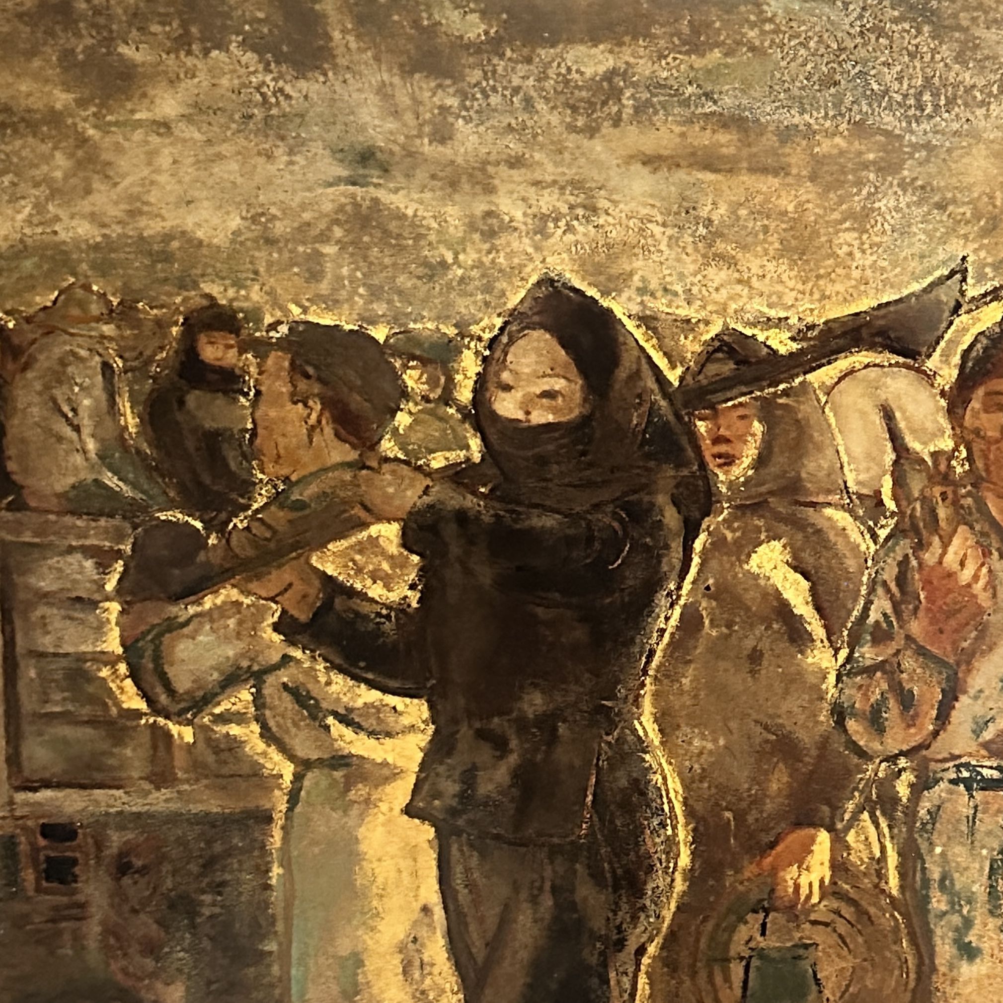 Nguyen Sy Ngoc, laque sur panneau