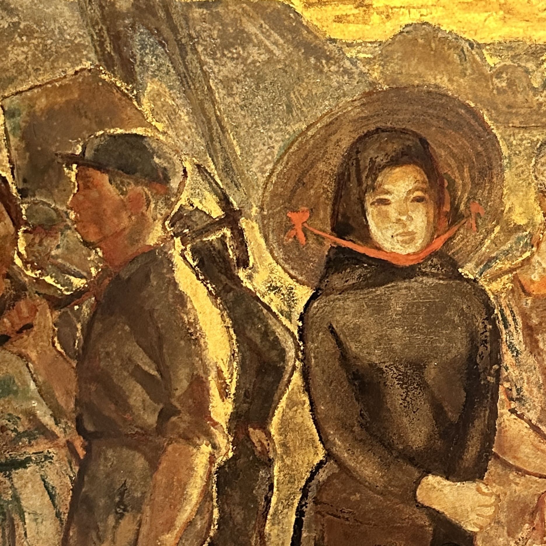 Nguyen Sy Ngoc, laque sur panneau