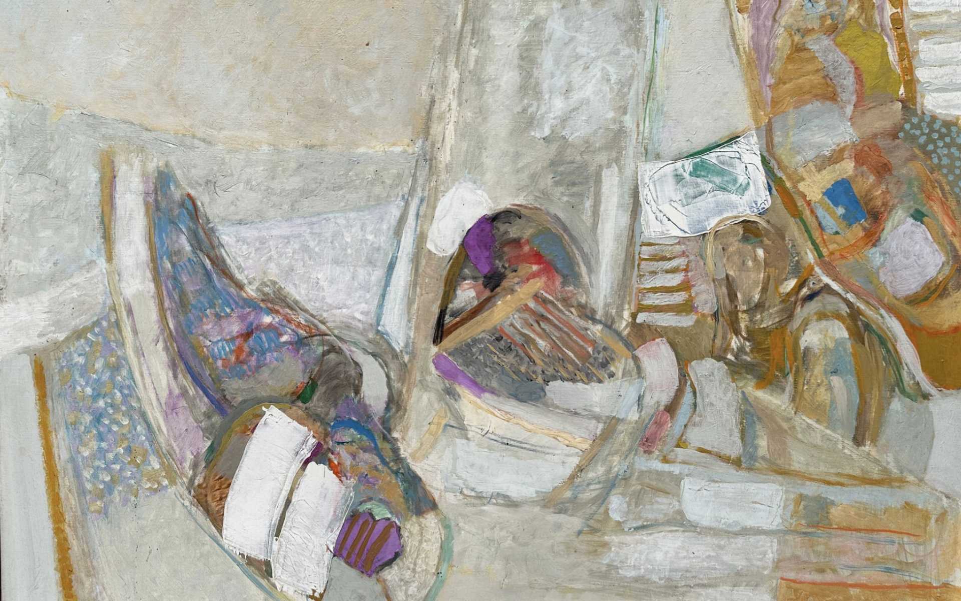 Chafik Abboud, huile sur toile
