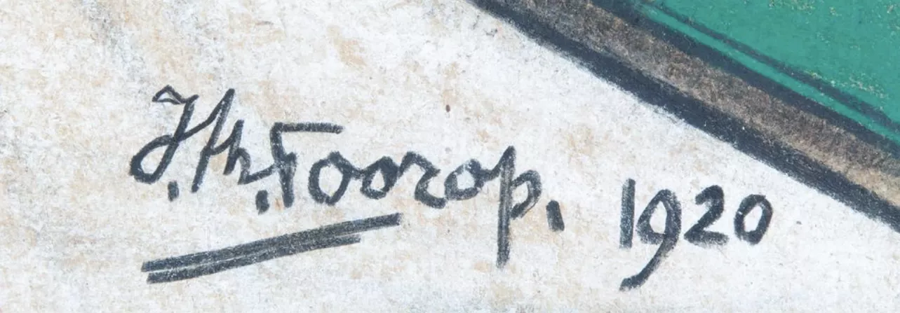 Signature de Jan Toorop