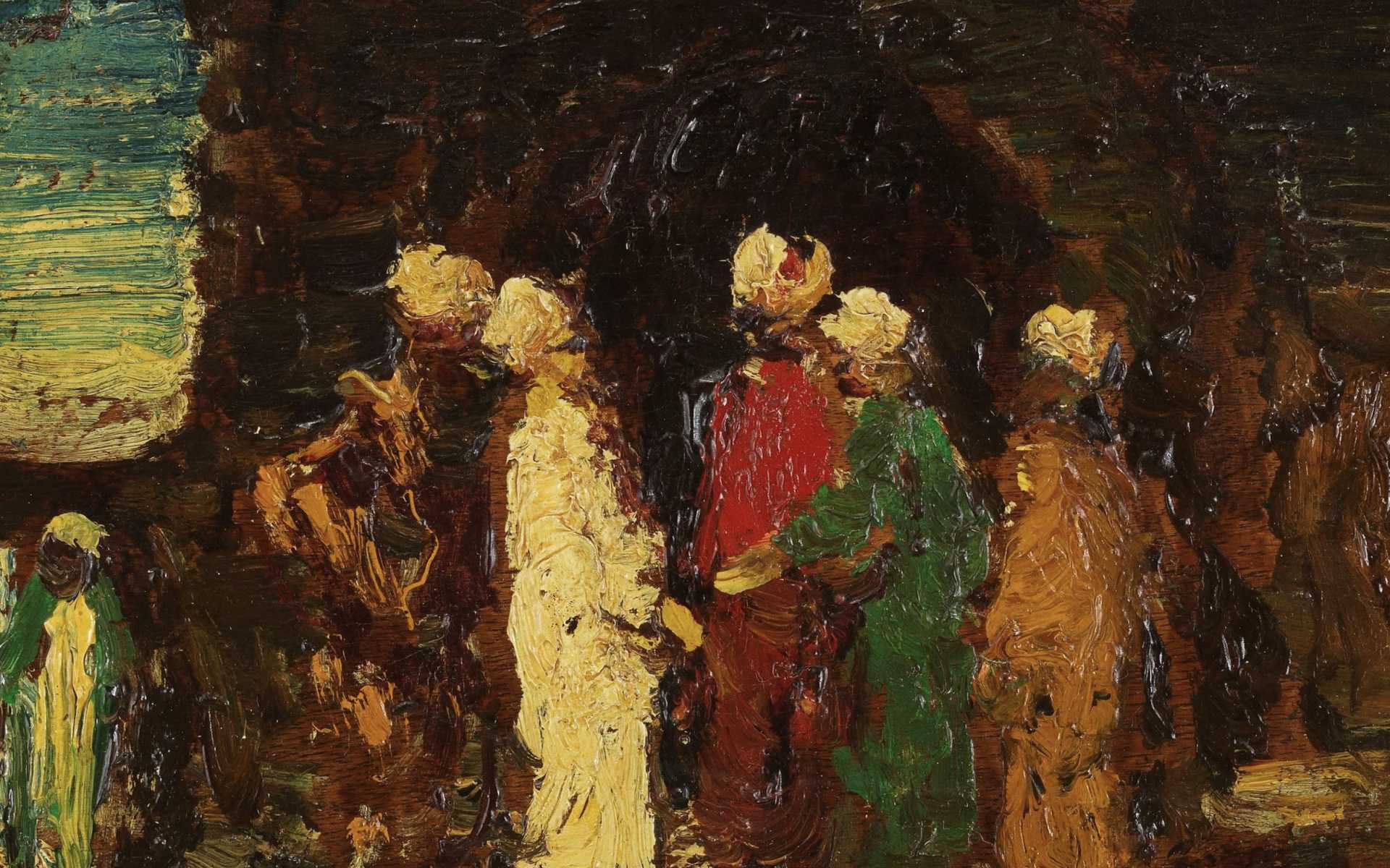 Adolphe Monticelli, huile sur toile