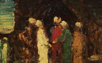 Adolphe Monticelli, huile sur toile