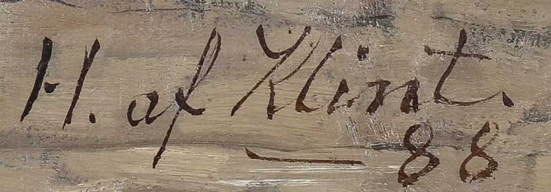 Signature de Hilma af Klint