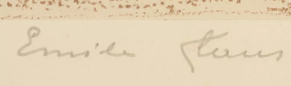 Signature de &Eacute;mile Claus