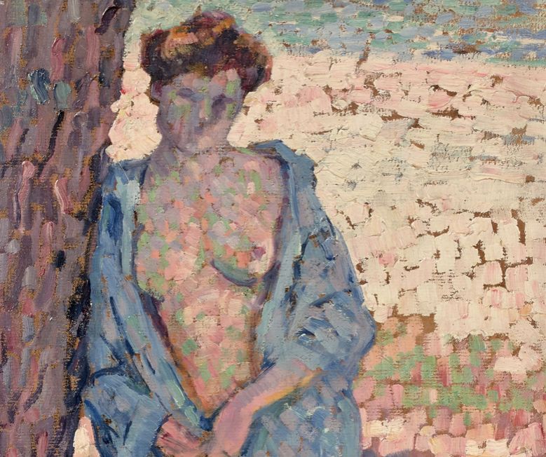 Théo Van Rysselberghe, portrait, huile sur toile