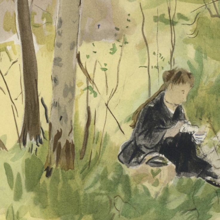 Berthe Morisot, aquarelle