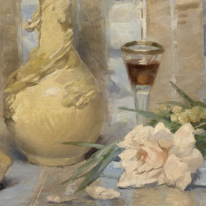 Louise Abbéma, huile sur toile