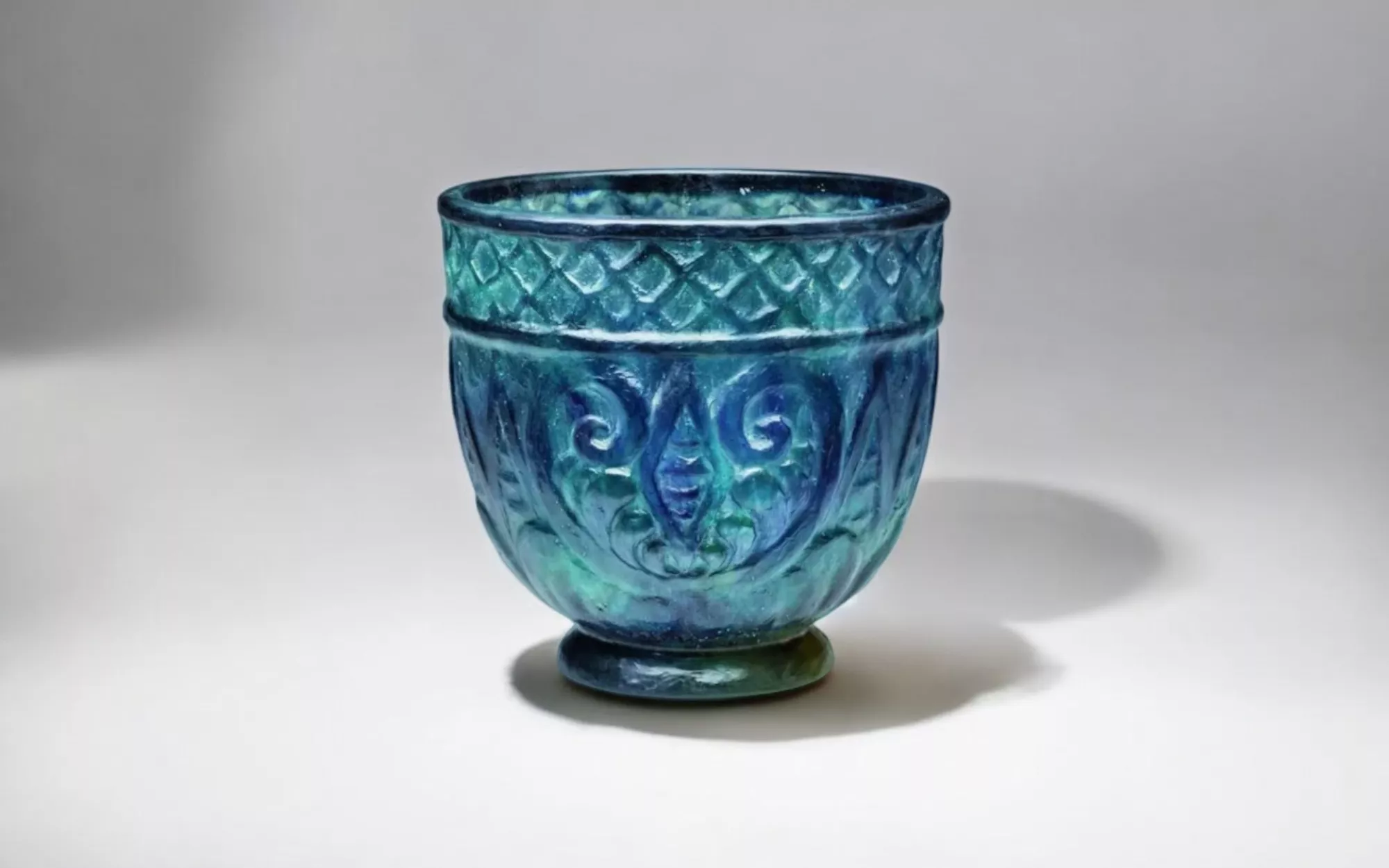 Gabriel Argy Rousseau, vase en p&acirc;te de verre
