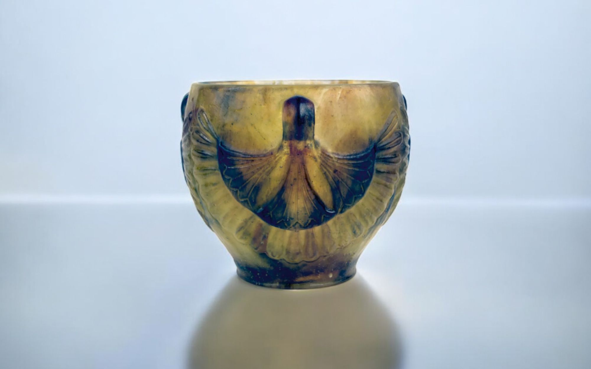 Gabriel Argy Rousseau, vase en pâte de verre