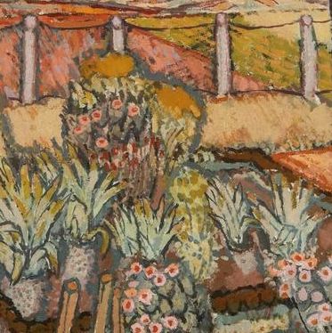 Otto Manigk, huile sur toile