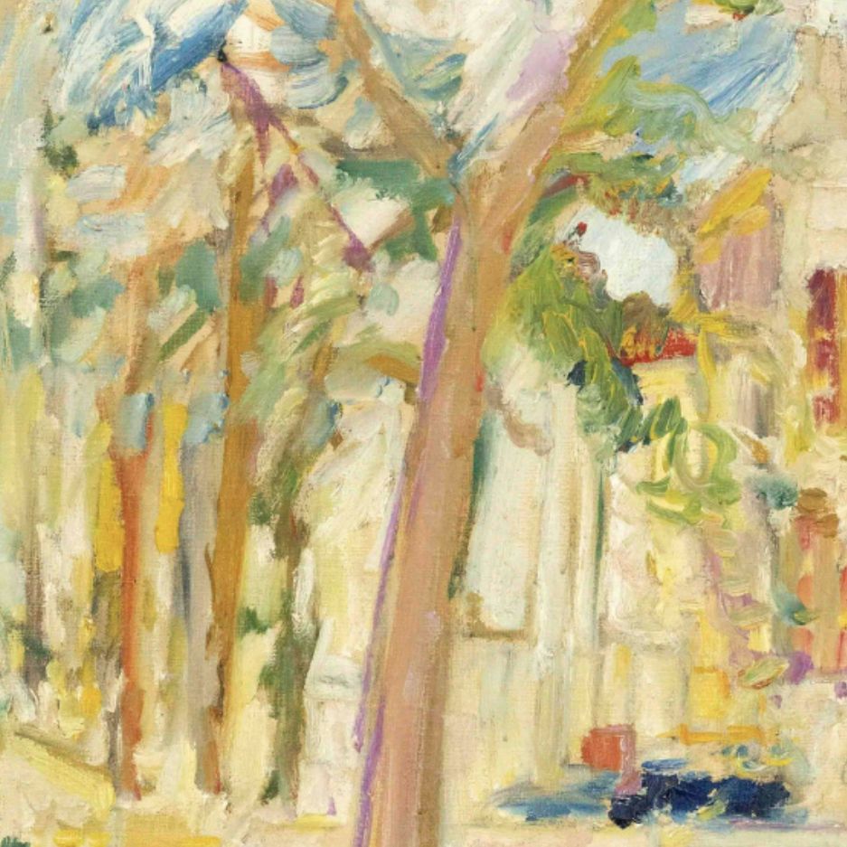 Otto Manigk, huile sur toile
