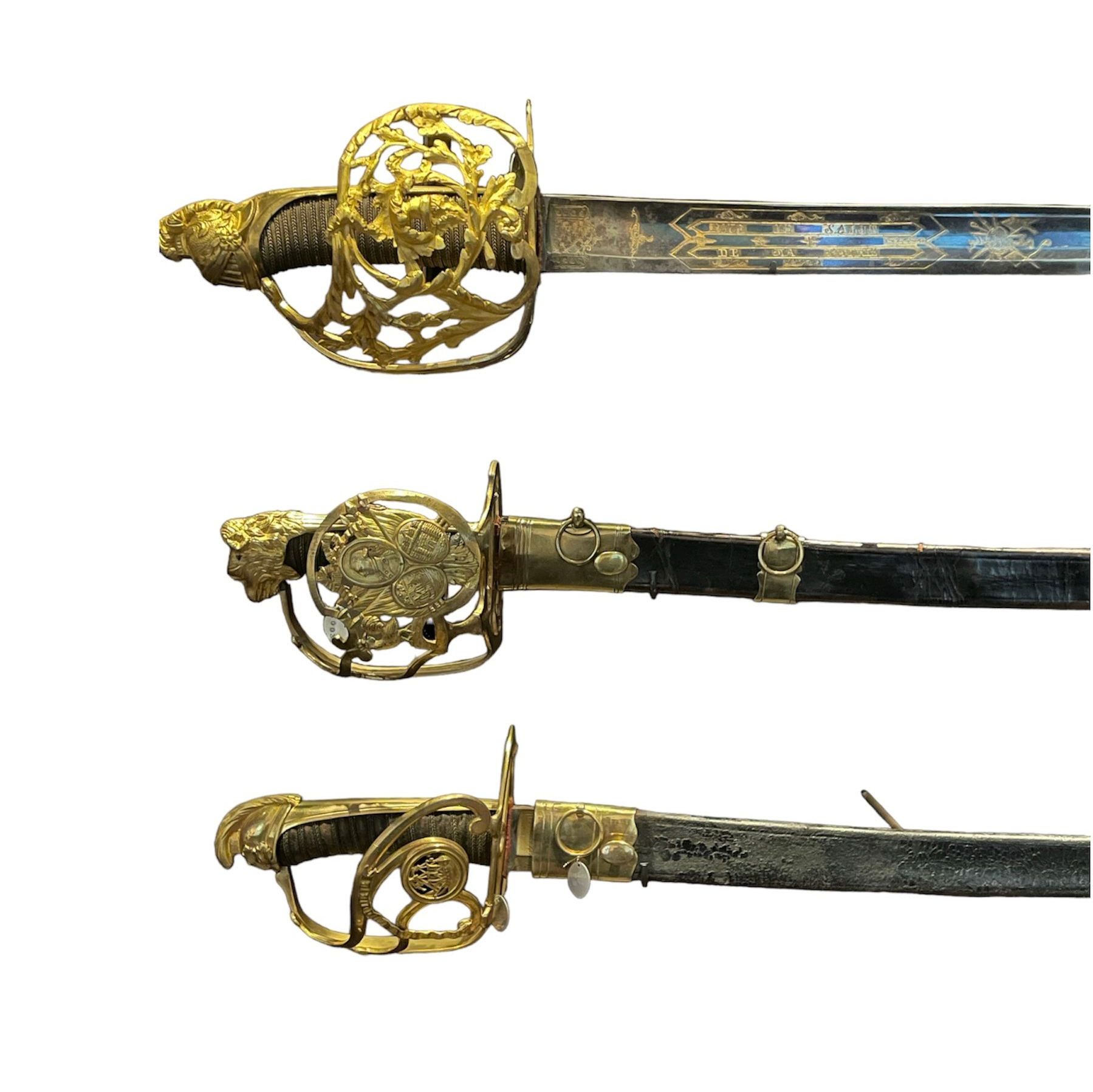 Sabres d'honneur par Boutet