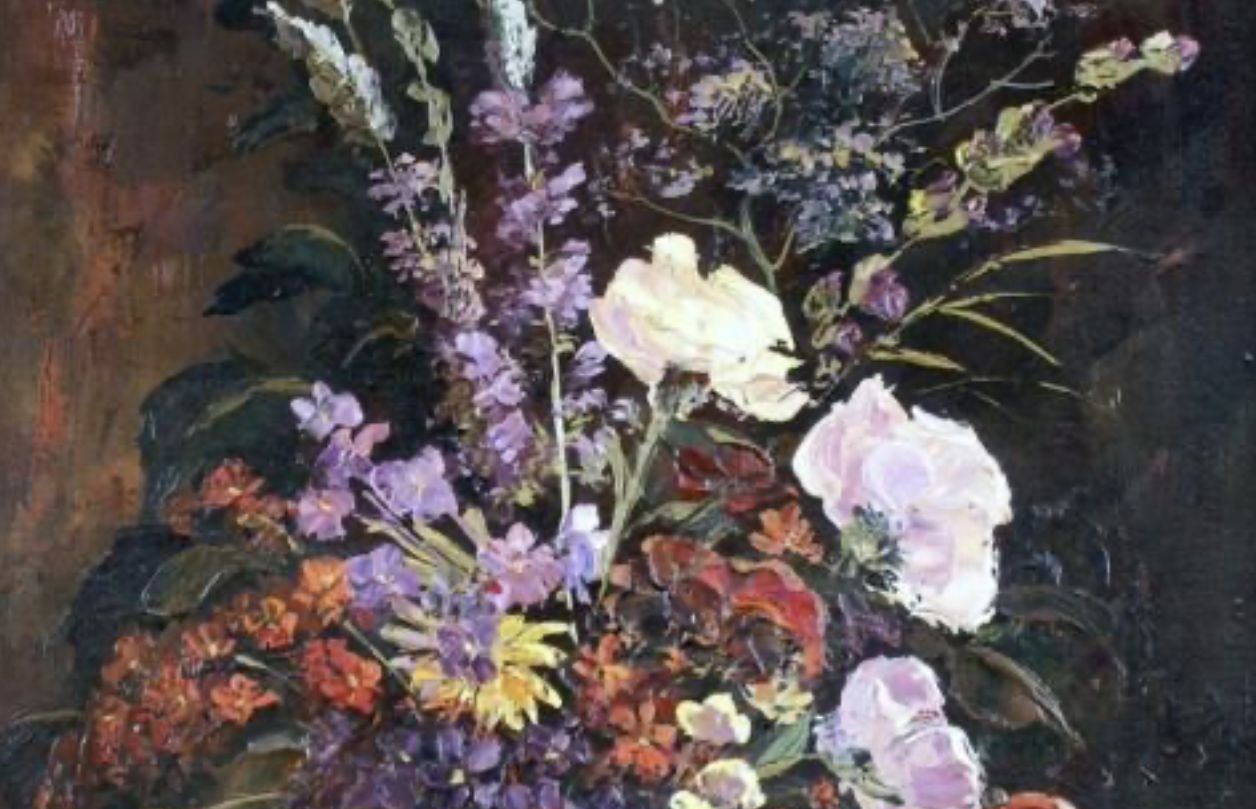 Henri Mège, huile sur toile