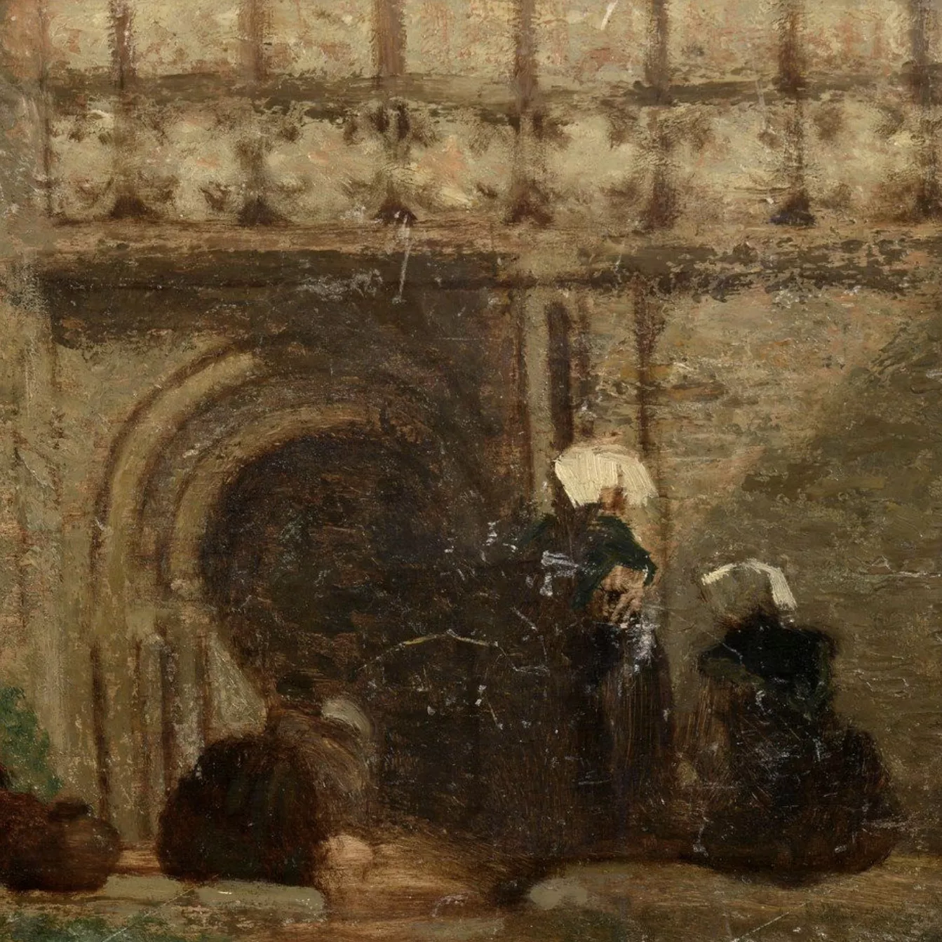 Jules Jacques Veyrassat, huile sur toile