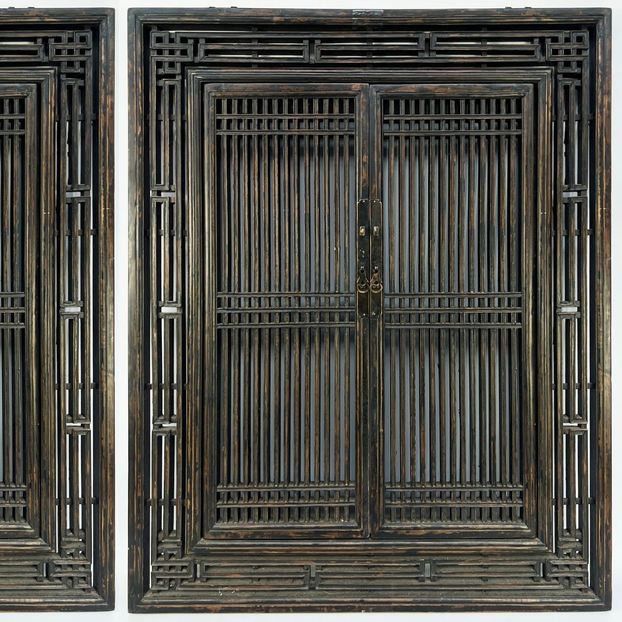 Chine, (fin XIXème siècle), élément architecturale (fenêtre)