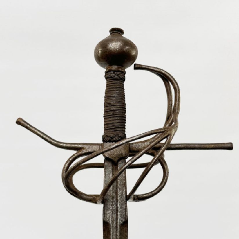 Épée de ville dite "rapière", XVIIème siècle