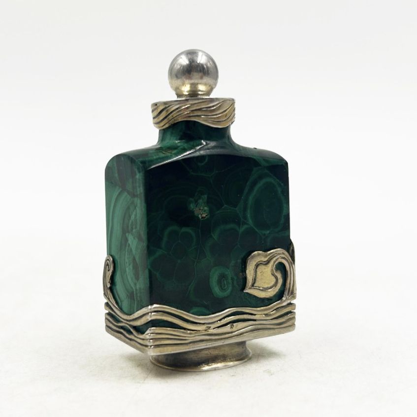 Henri Vever, flacon en malachite
