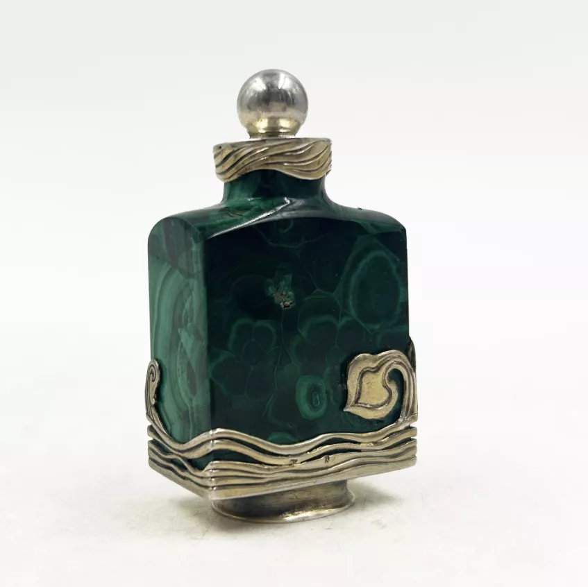 Henri Vever, flacon en malachite
