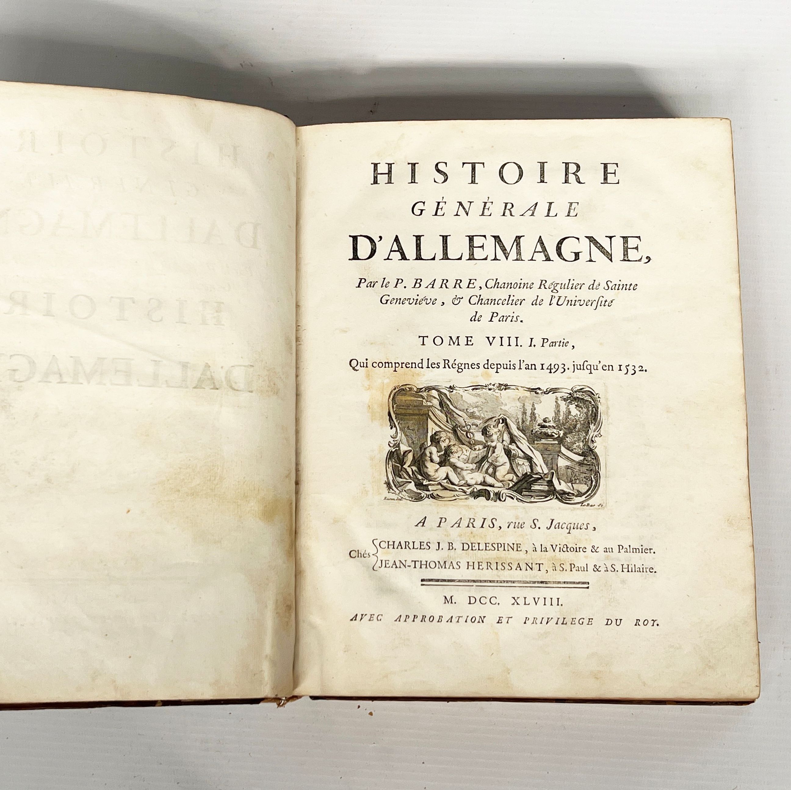Page de titre d'un livre ancien