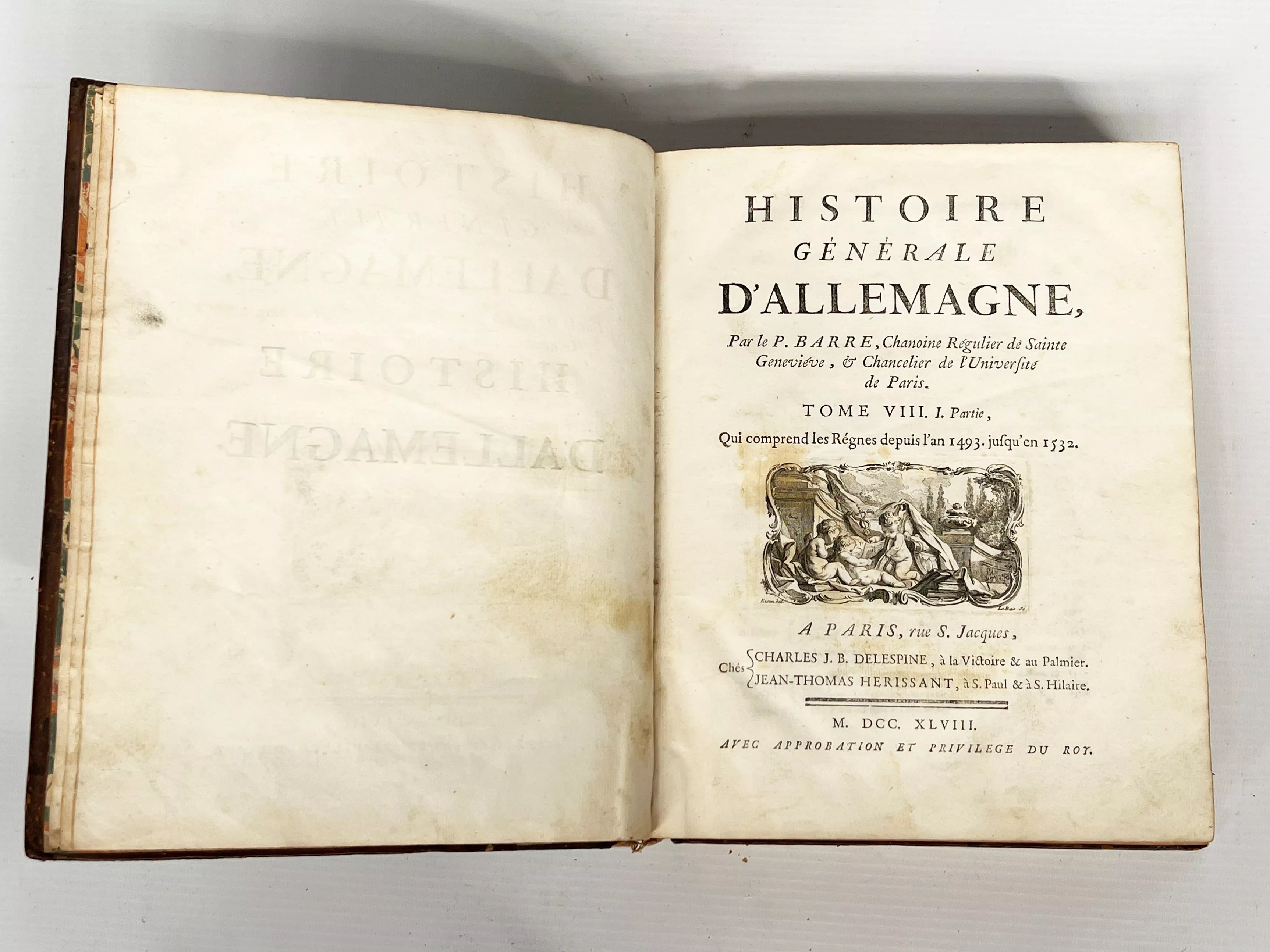 Page de titre d'un livre ancien