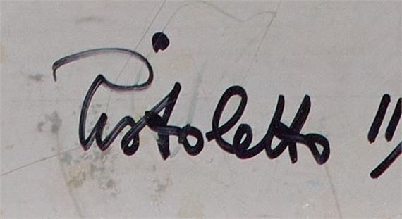 Signature de Michelangelo Pistoletto